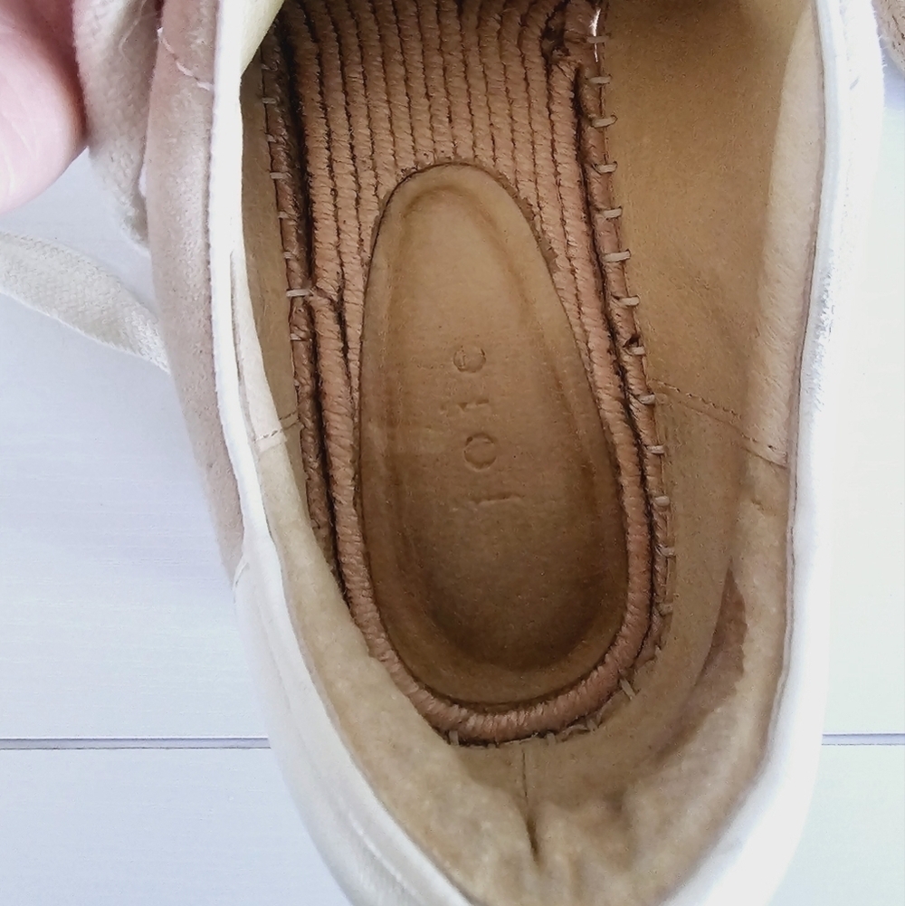 Joie Dabna Suede Platform Espadrille Wedge Sneaker Women's Size 39 - Picture 14 of 15